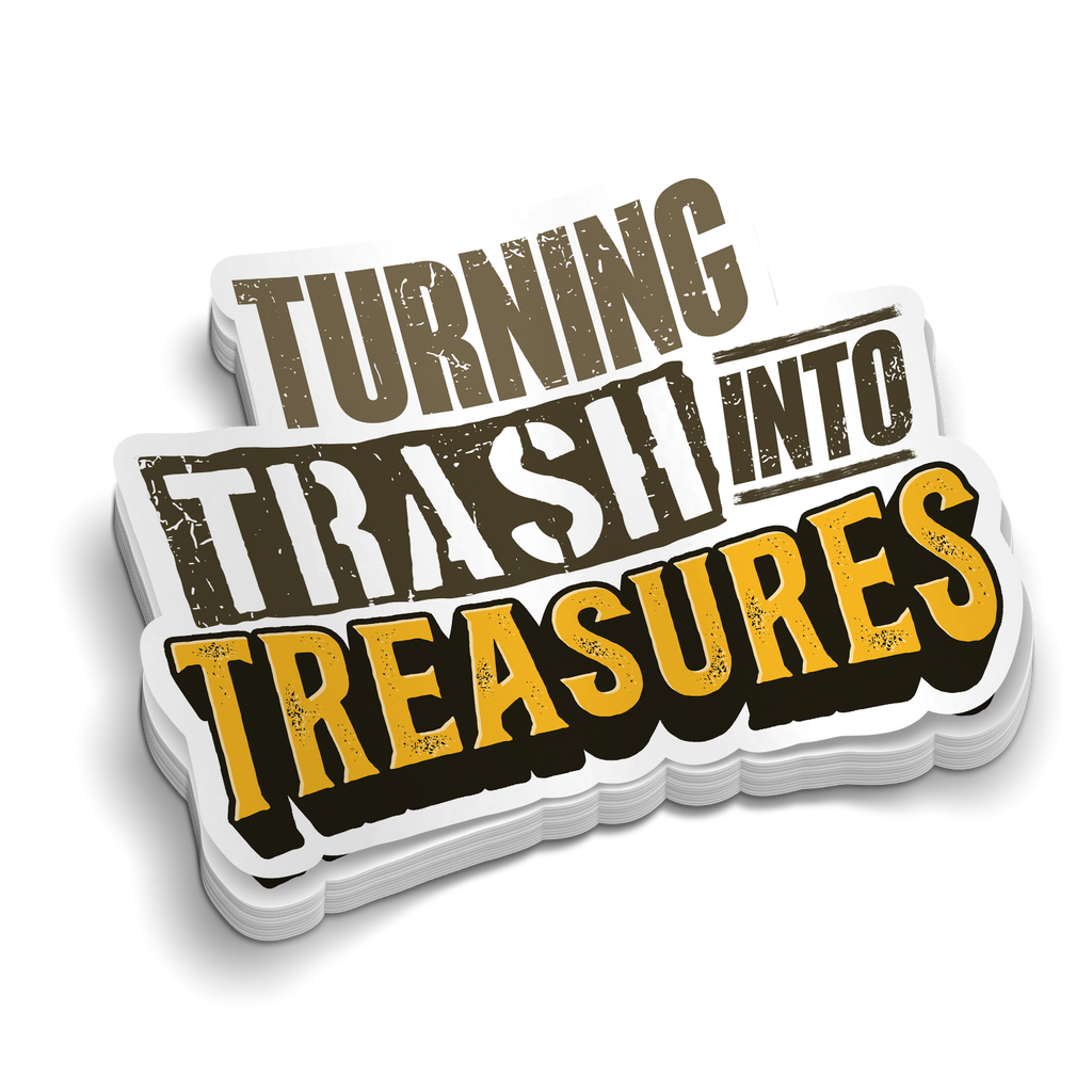 FunBucket Kustoms - Trash Into Treasures Decal