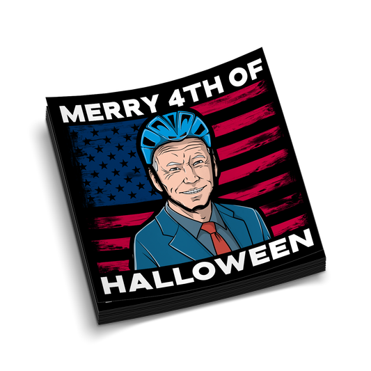 4th Of Halloween - Hard Hat Decal