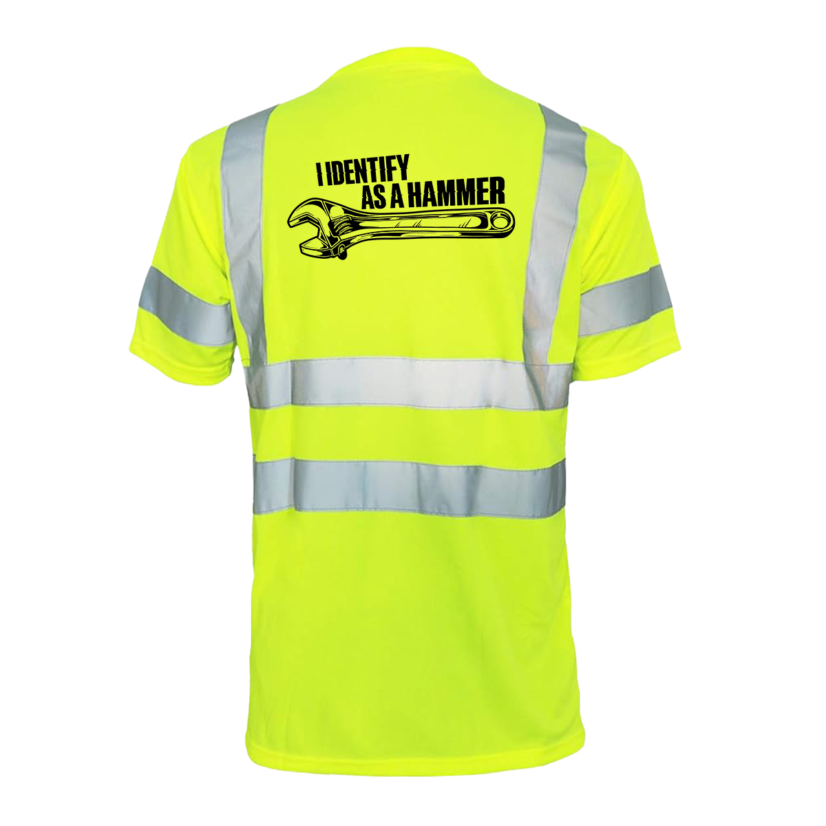 Identify as a hammer - Reflective Safety T-Shirt