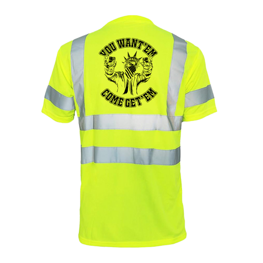 Come Get 'em - Reflective Safety T-Shirt