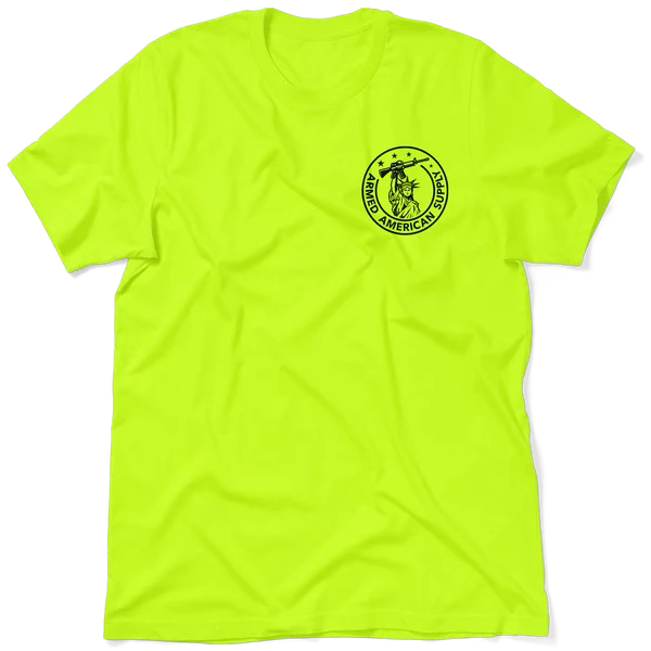 College - Safety Yellow Hi-Vis T-Shirt