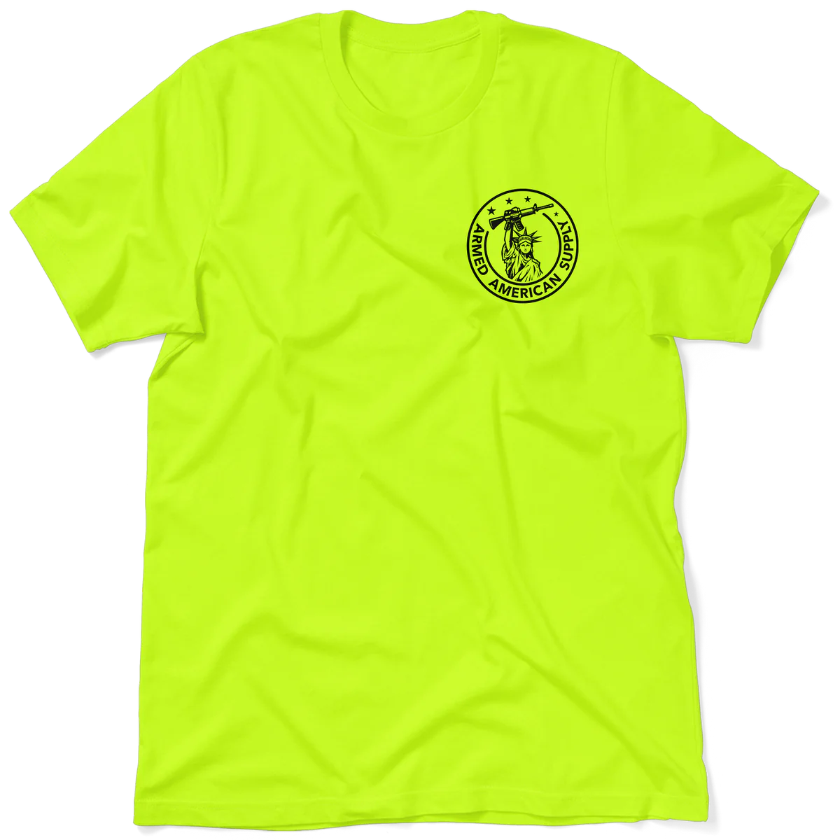 White Crayon - Safety Yellow T-Shirt