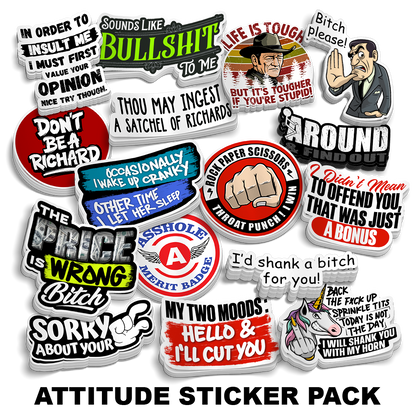 Attitude Sticker Pack