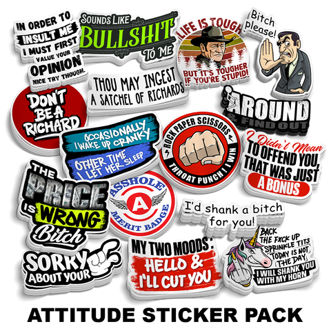 Attitude Sticker Pack