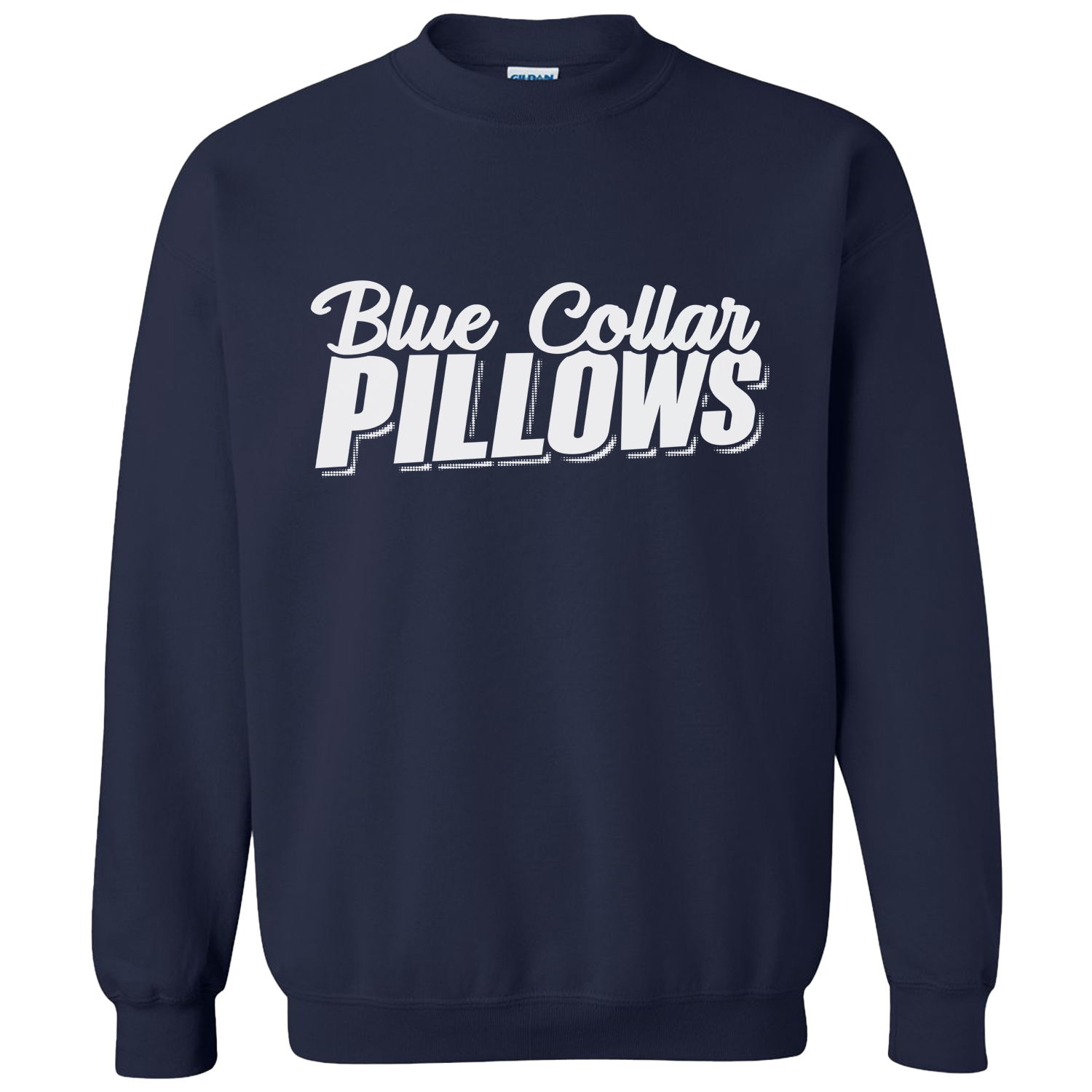 Blue Collar Pillows - Crew Sweatshirt - Navy