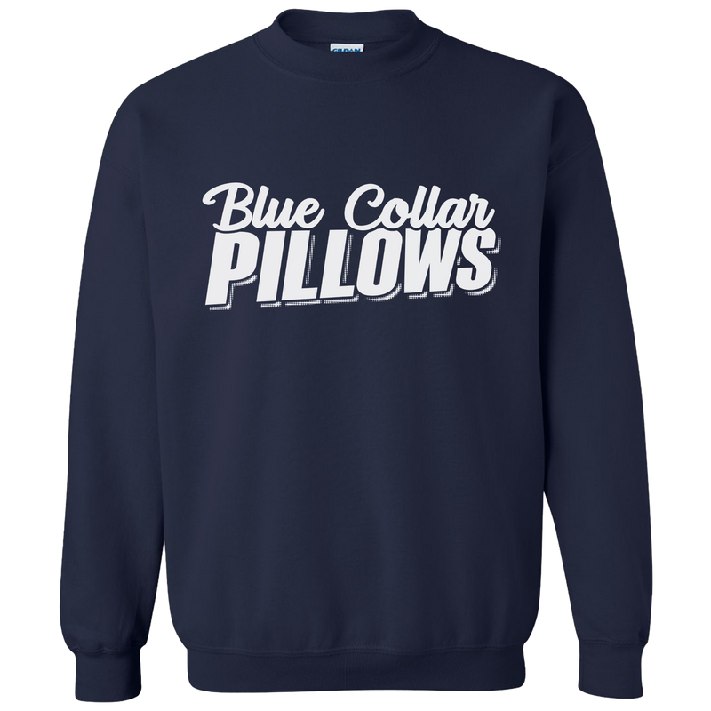 Blue Collar Pillows - Crew Sweatshirt - Navy