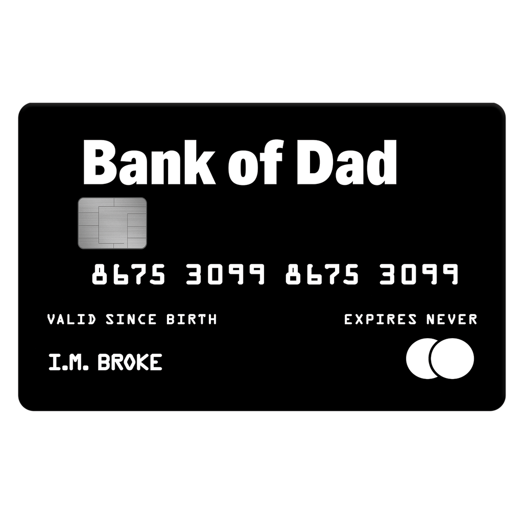Bank of Dad Credit Card Skin