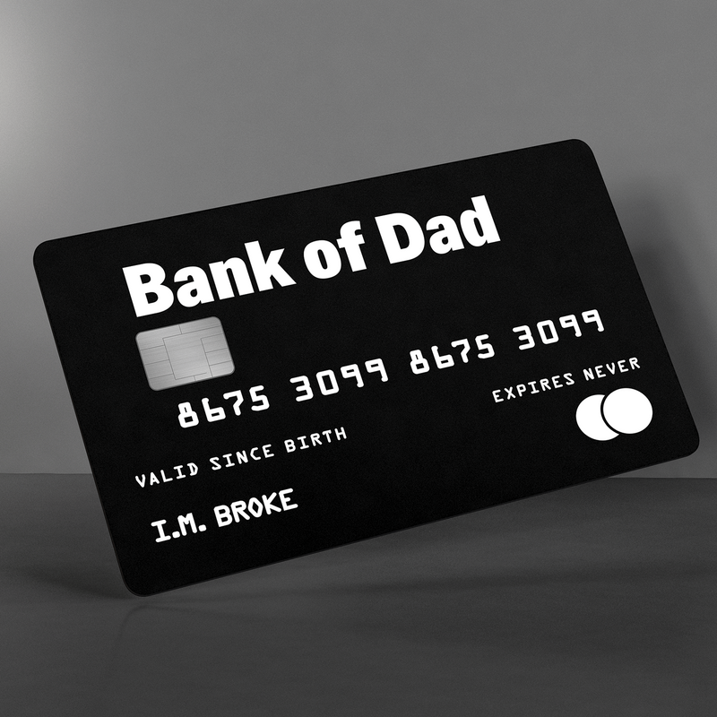 Bank of Dad Credit Card Skin