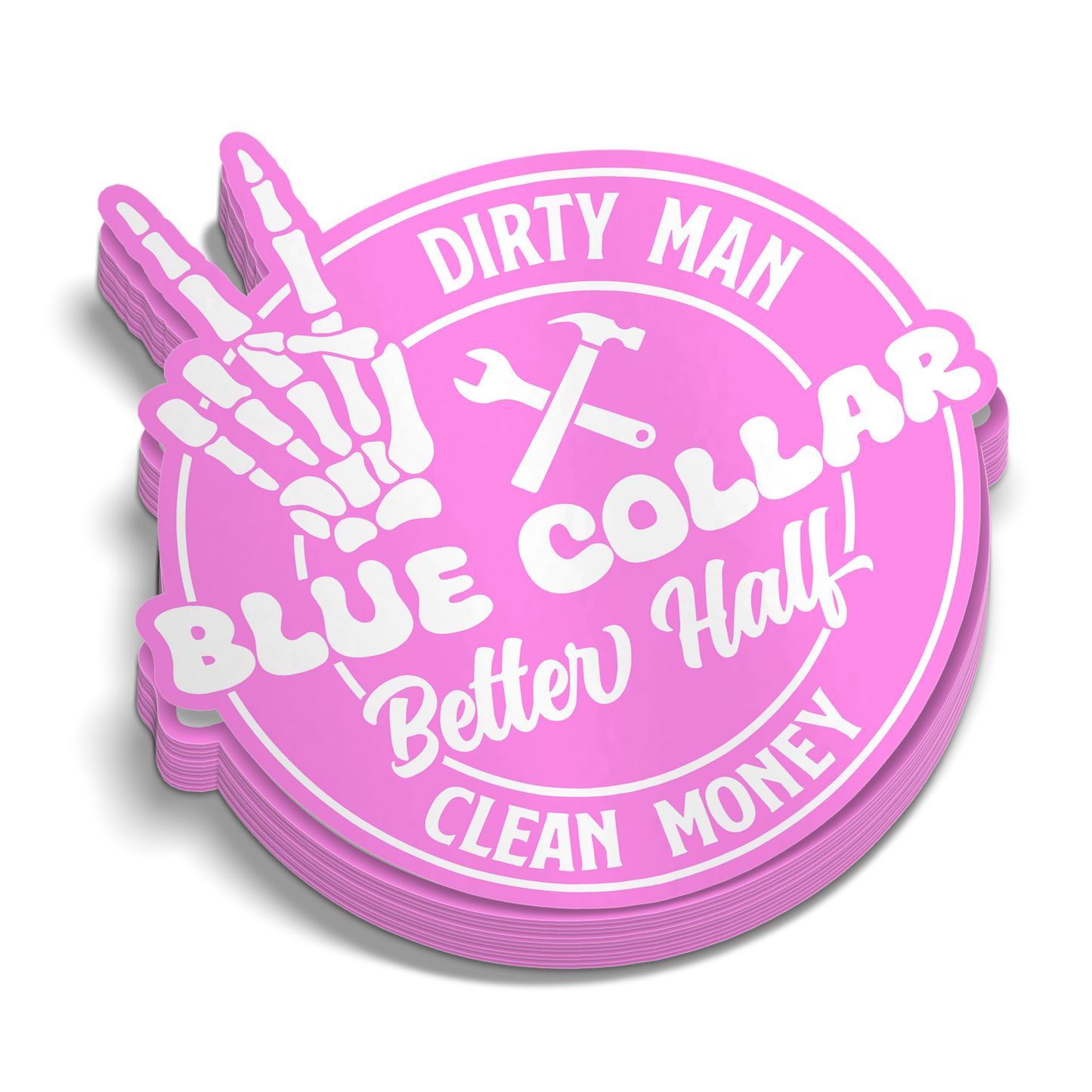 Blue Collar Better Half Sticker Pack