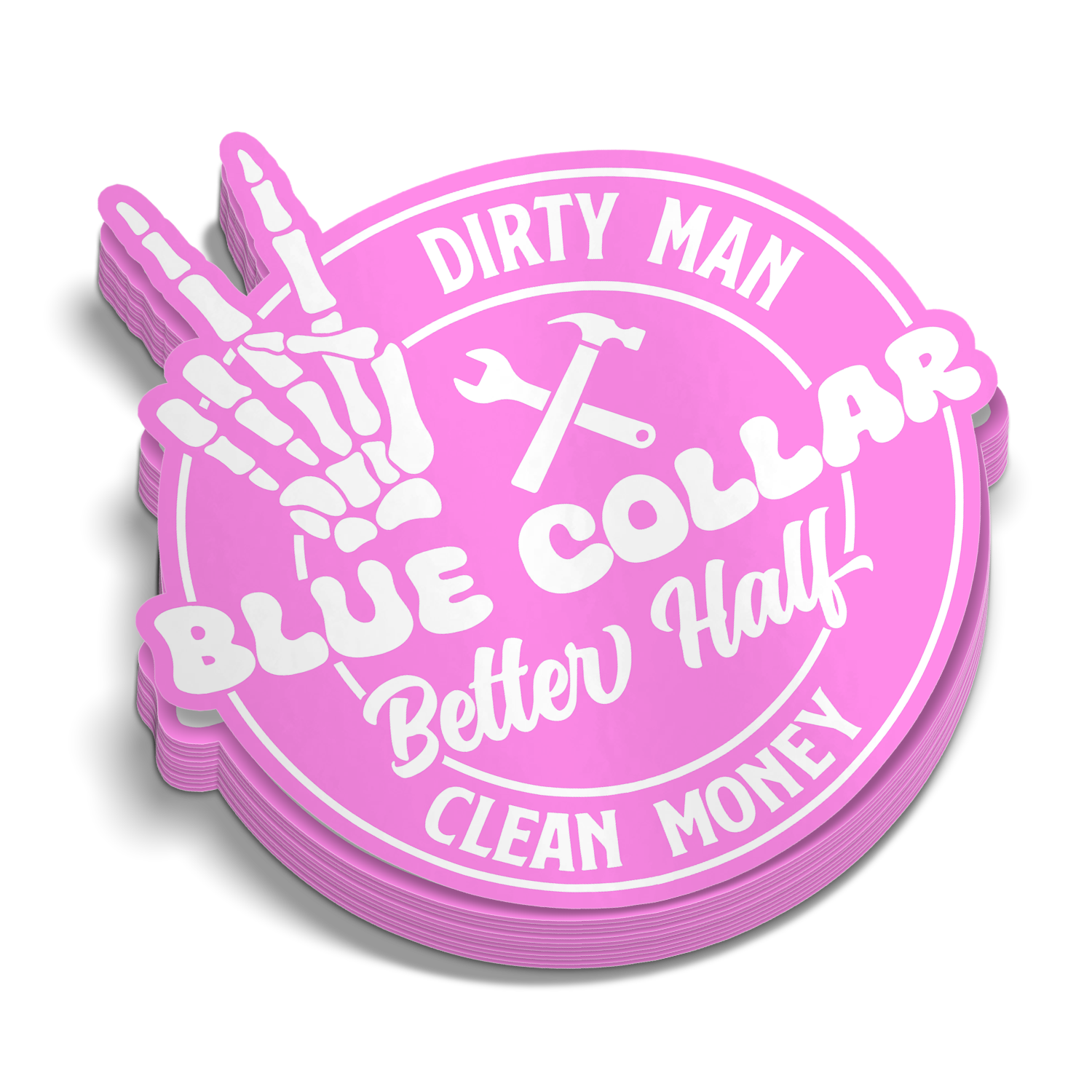 Blue Collar Better Half Sticker Pack