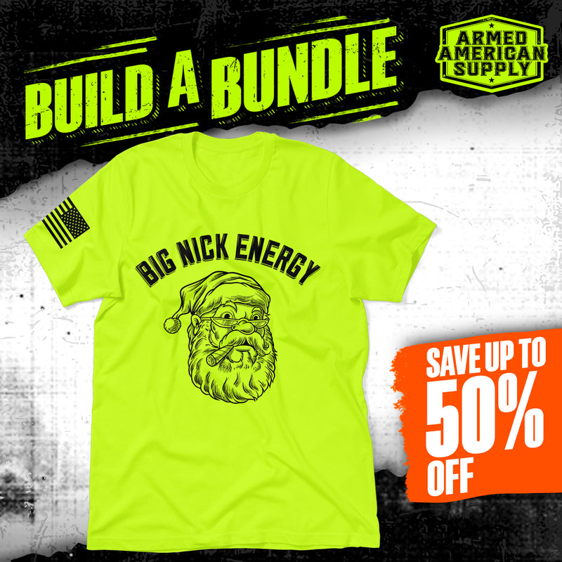 Big Nick Energy - Safety Yellow Hi-Vis T-Shirt