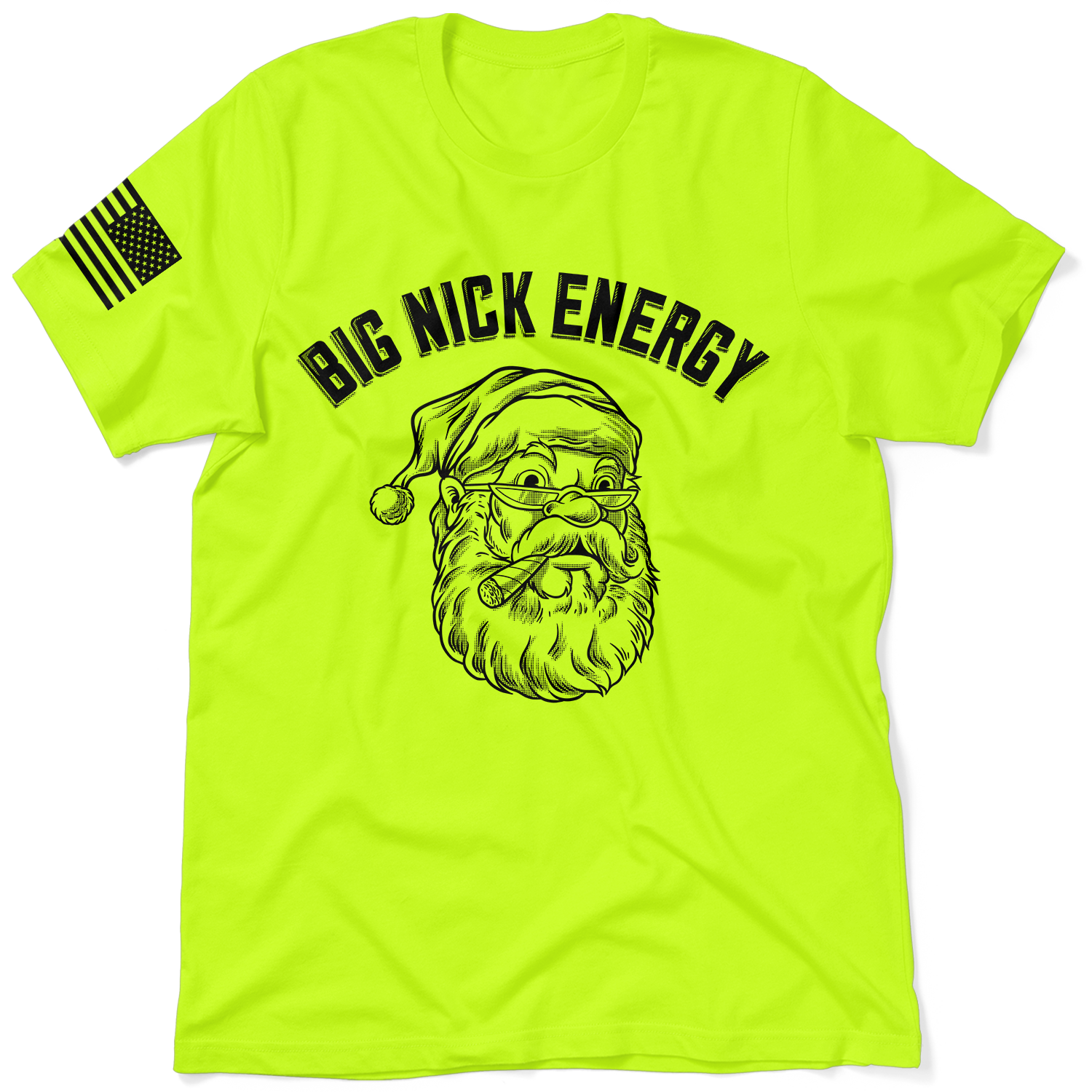 Big Nick Energy - Safety Yellow Hi-Vis T-Shirt