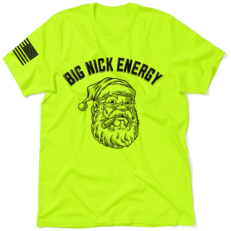 Big Nick Energy - Safety Yellow Hi-Vis T-Shirt