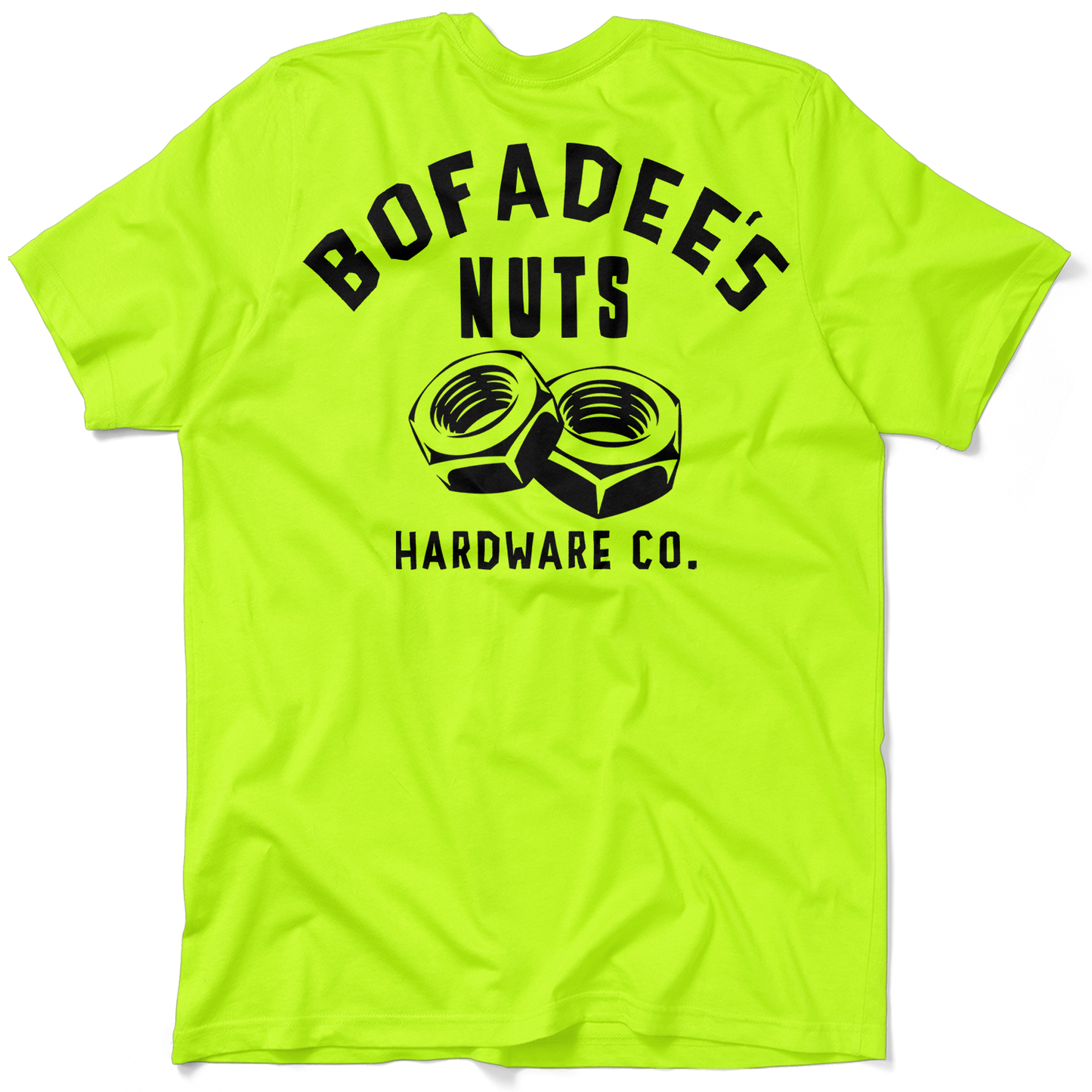 Bofadee's - Safety Yellow Pocket T-Shirt