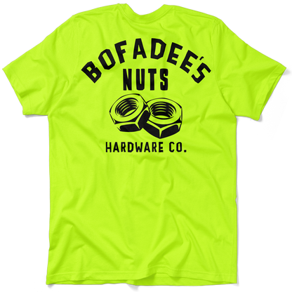 Bofadee's - Safety Yellow Pocket T-Shirt