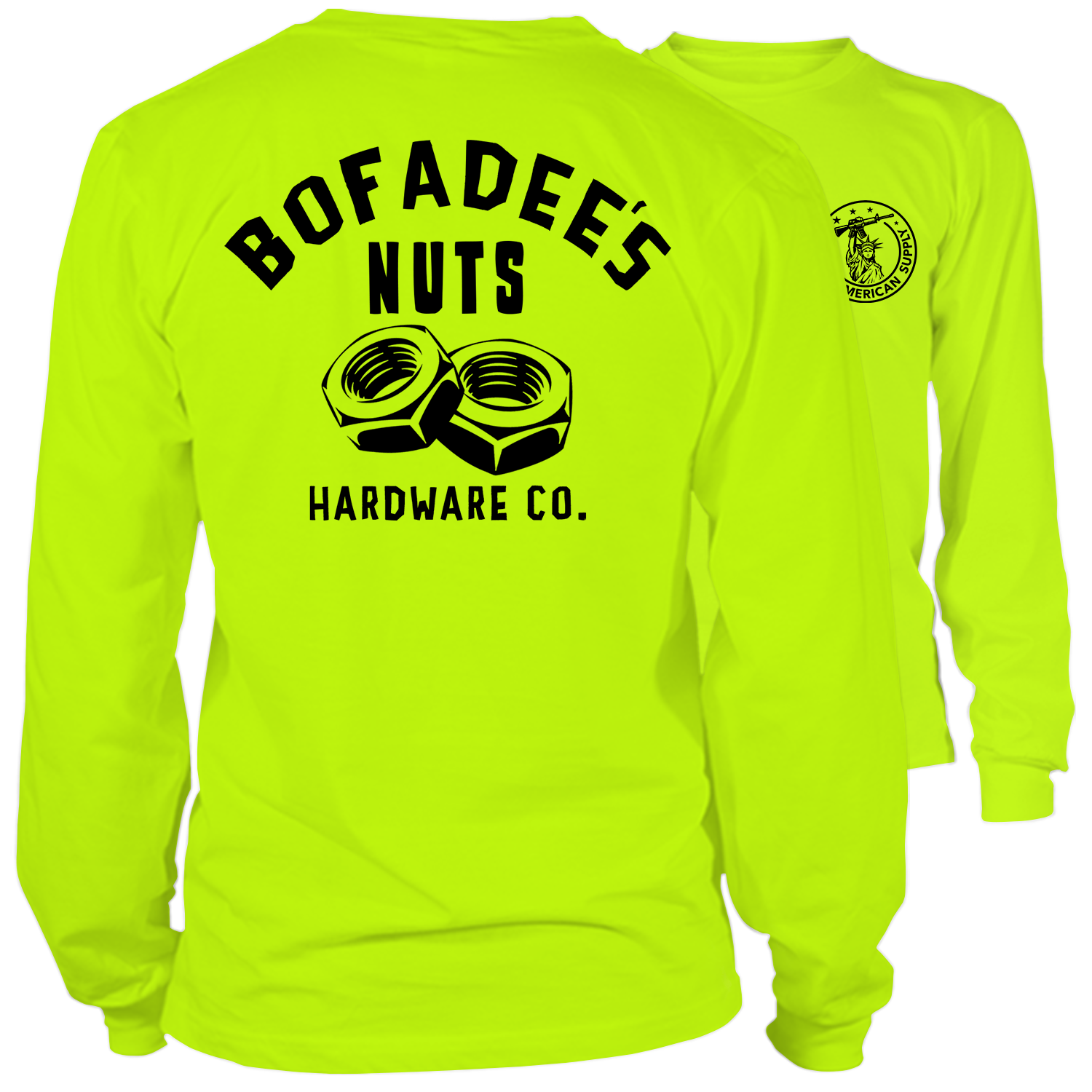 Bofadee's - Long Sleeve Hi-Vis T-Shirt