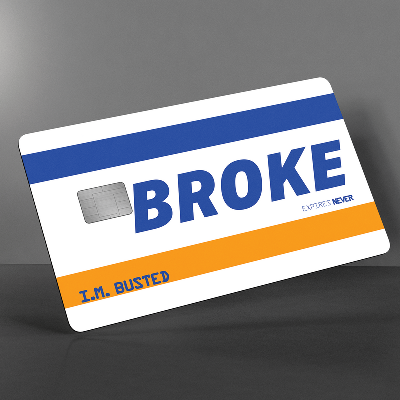 Broke Credit Card Skin