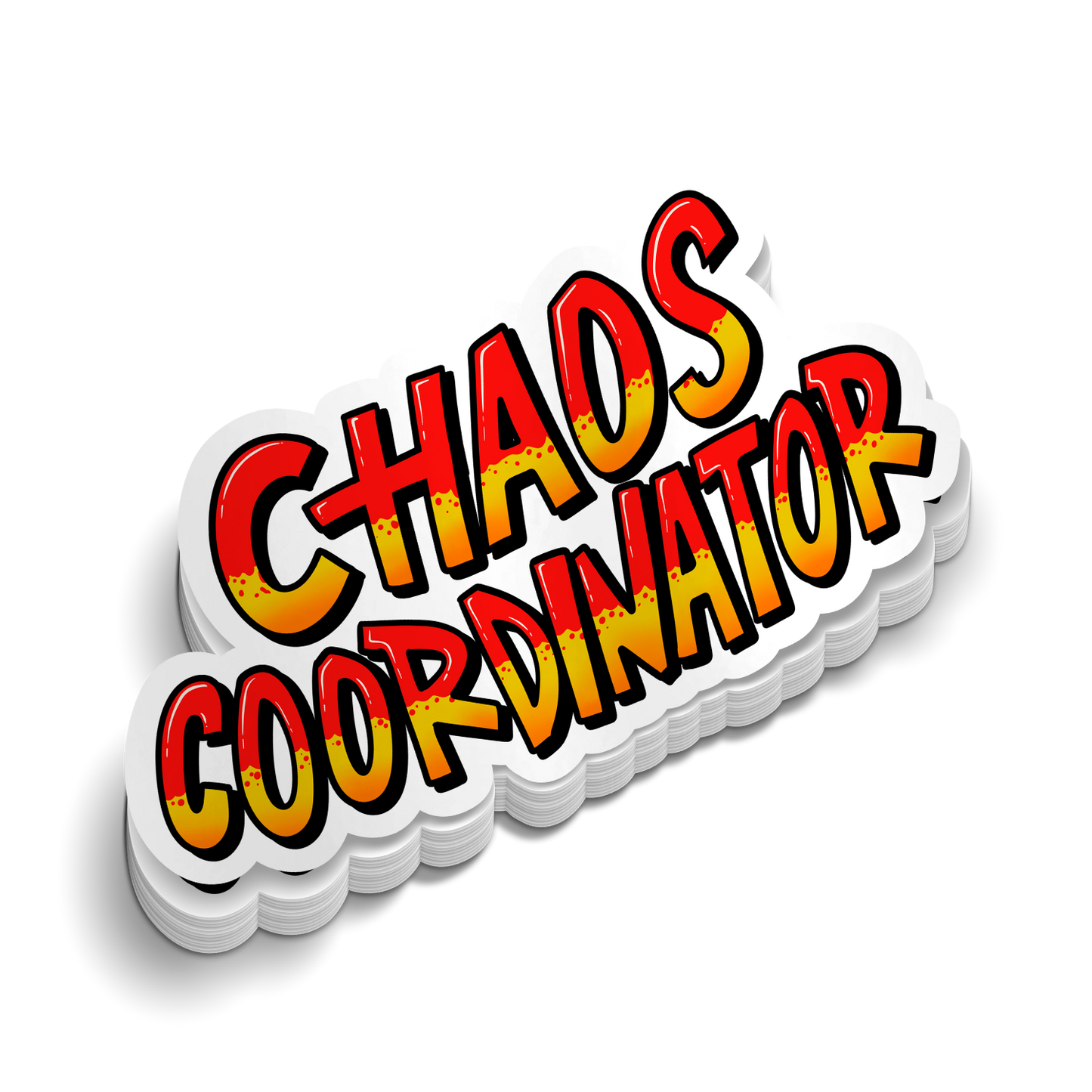 Chaos Coordinator - Hard Hat Decal