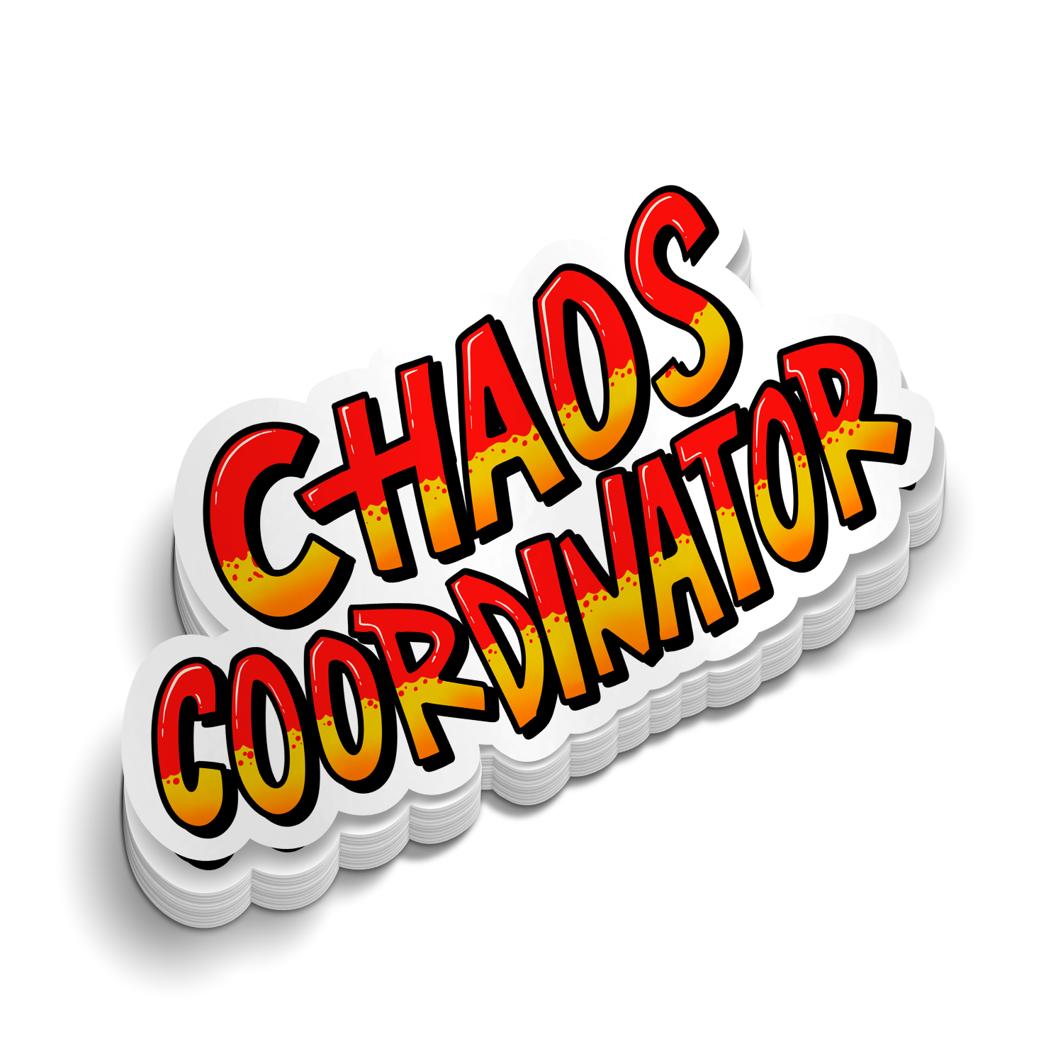 Chaos Coordinator - Hard Hat Decal