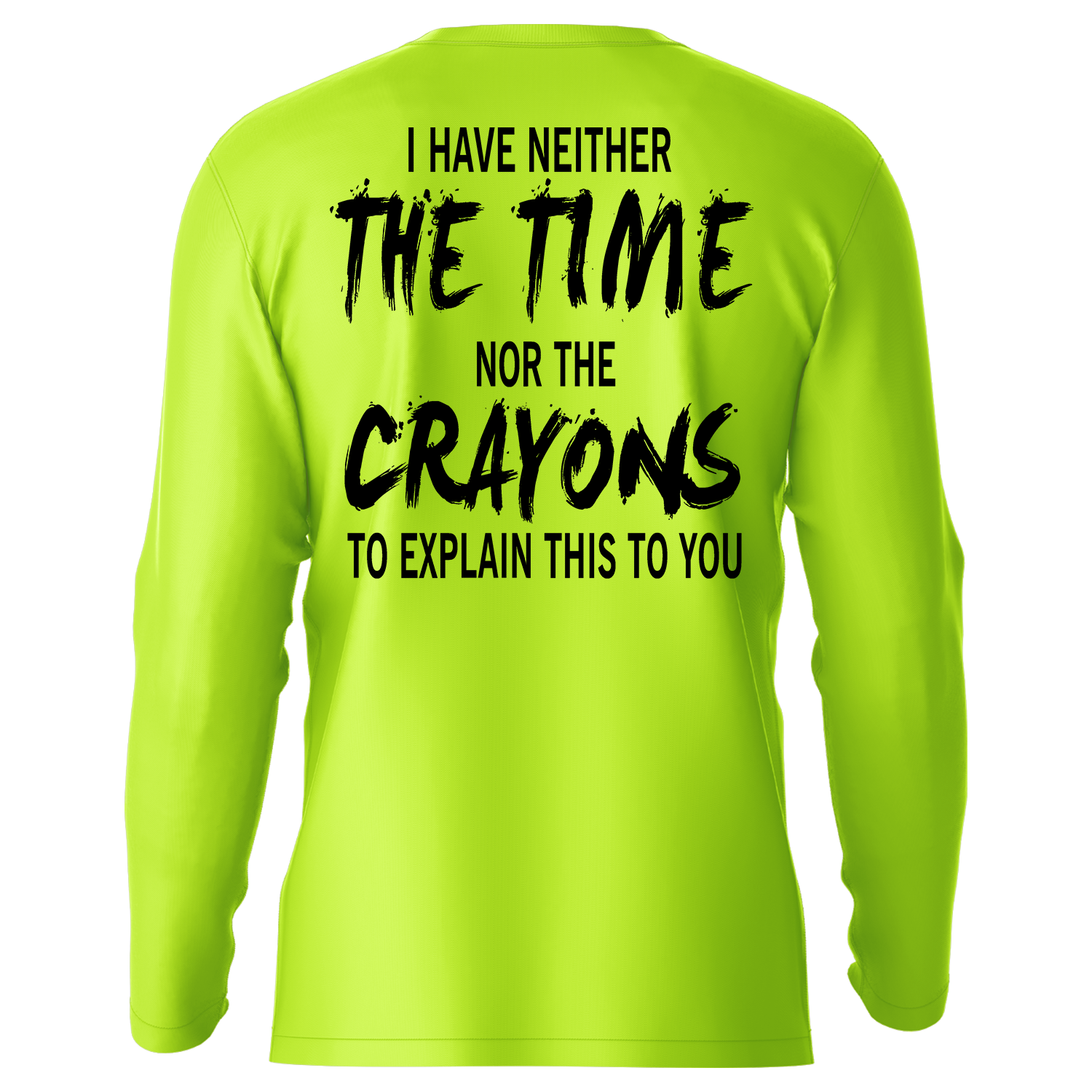 Crayons - Hi-Visibility UPF 50 Long Sleeve Sun Shirt