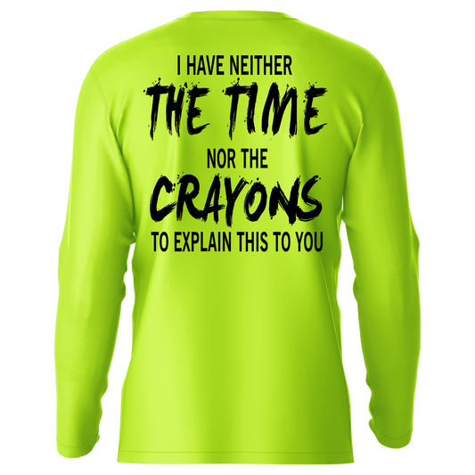 Crayons - Hi-Visibility UPF 50 Long Sleeve Sun Shirt