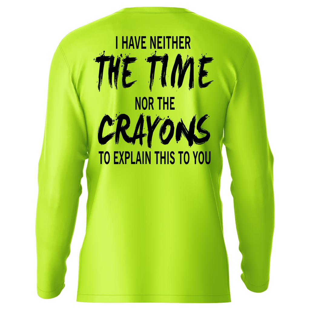 Crayons - Hi-Visibility UPF 50 Long Sleeve Sun Shirt