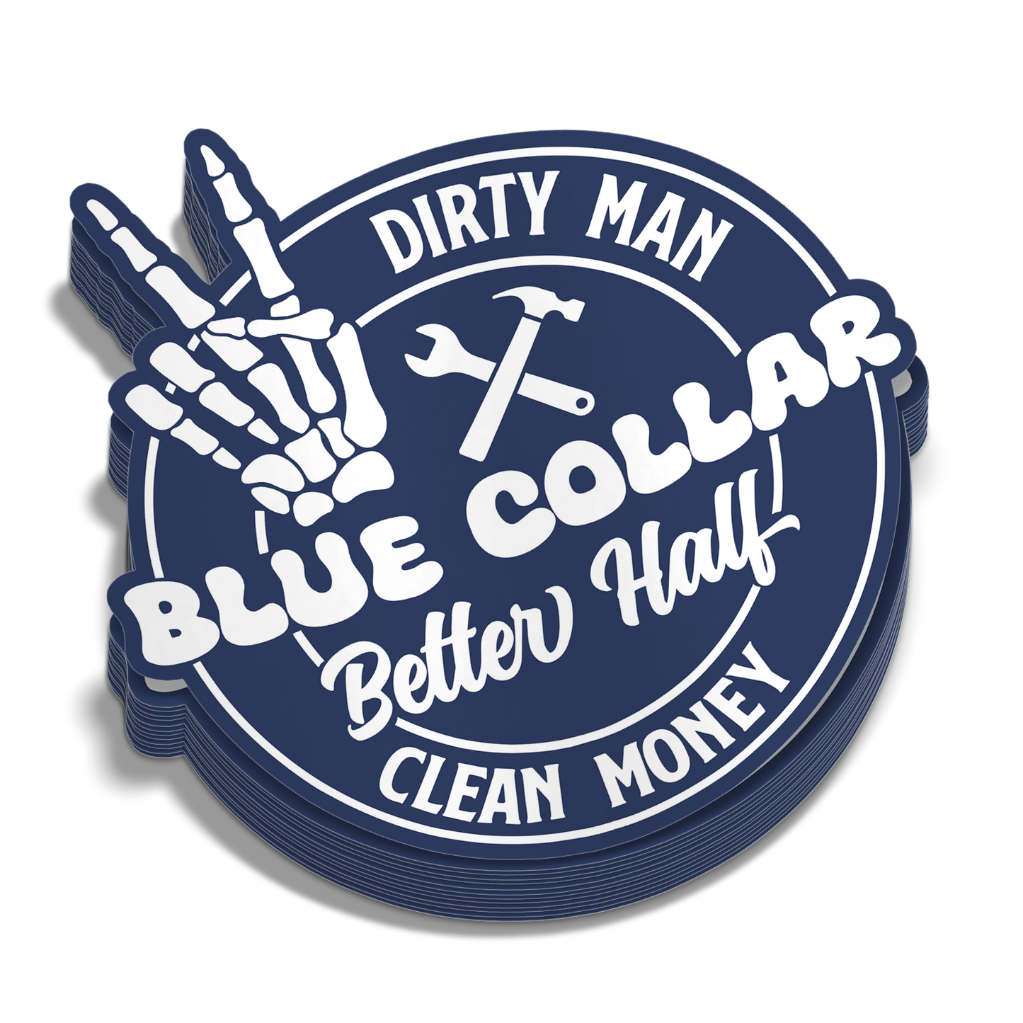 Blue Collar Better Half Sticker Pack