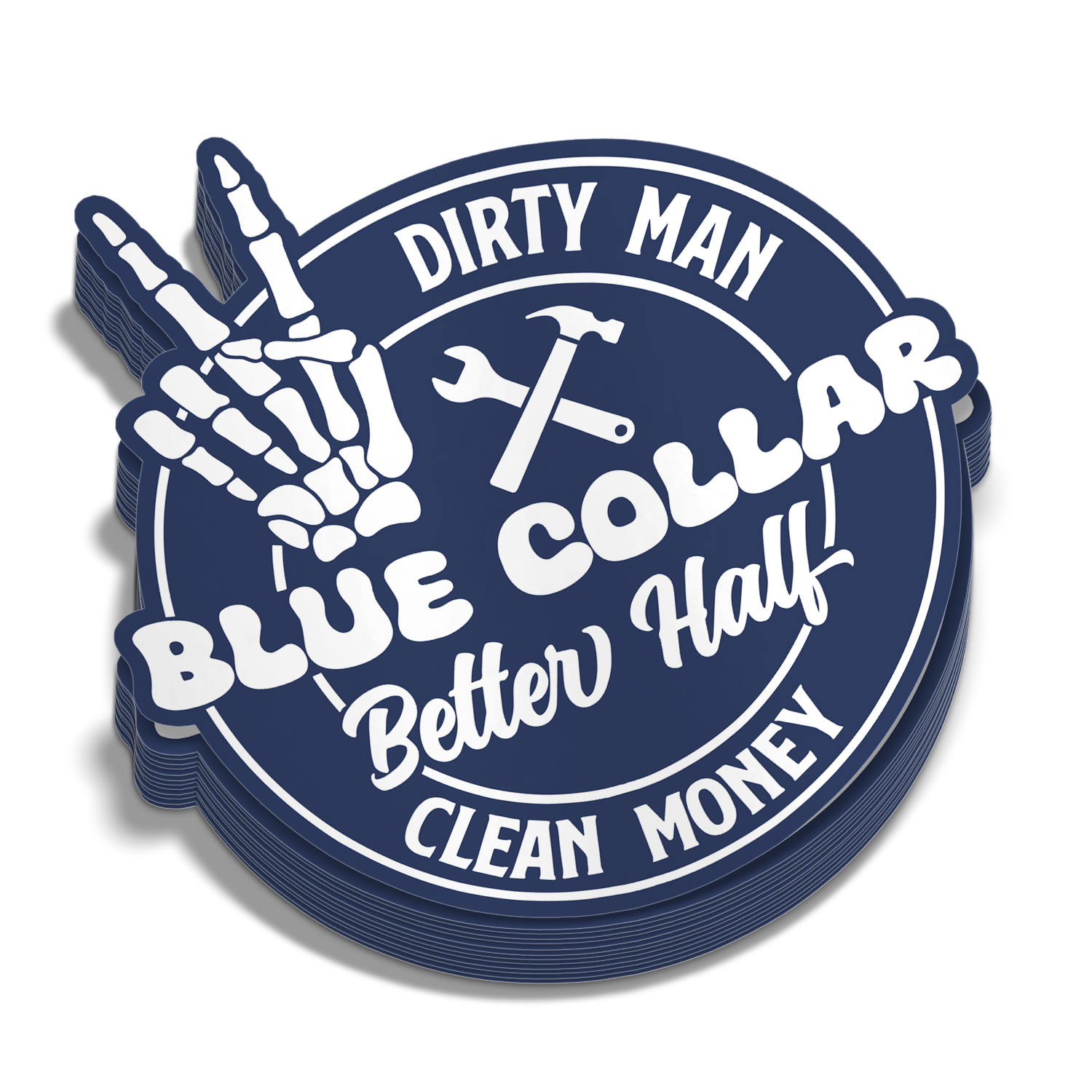 Blue Collar Better Half Sticker Pack