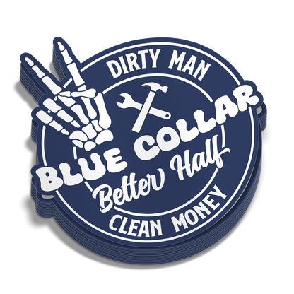 Blue Collar Better Half Sticker Pack