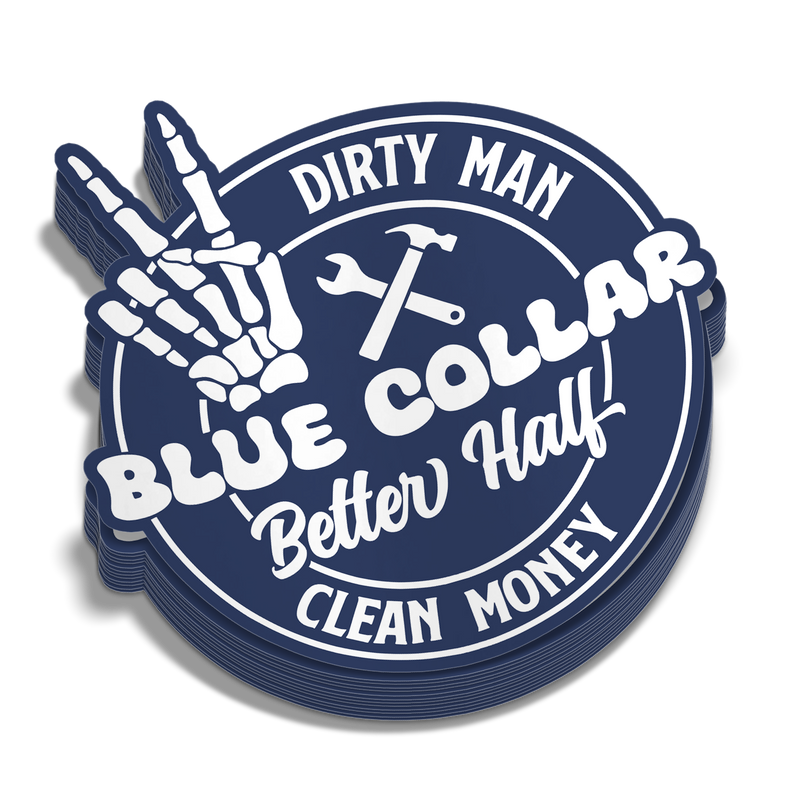 Blue Collar Better Half Sticker Pack