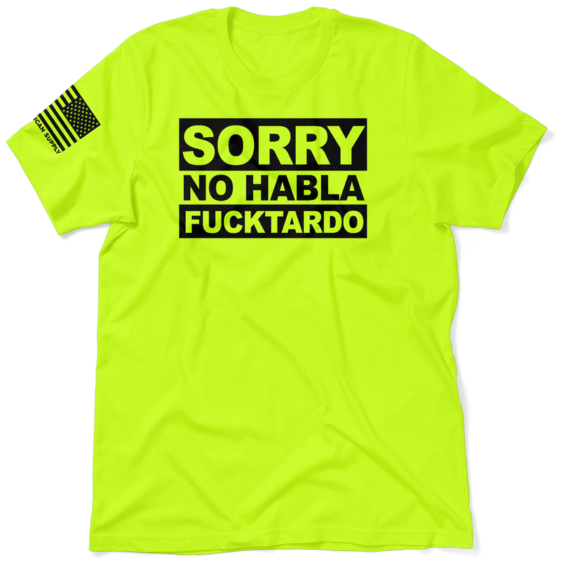 Fucktardo - Safety Yellow T-Shirt