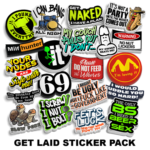 Get Laid Sticker Pack