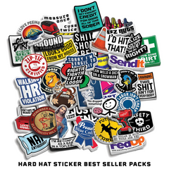 Hard Hat Sticker Best Sellers Pack