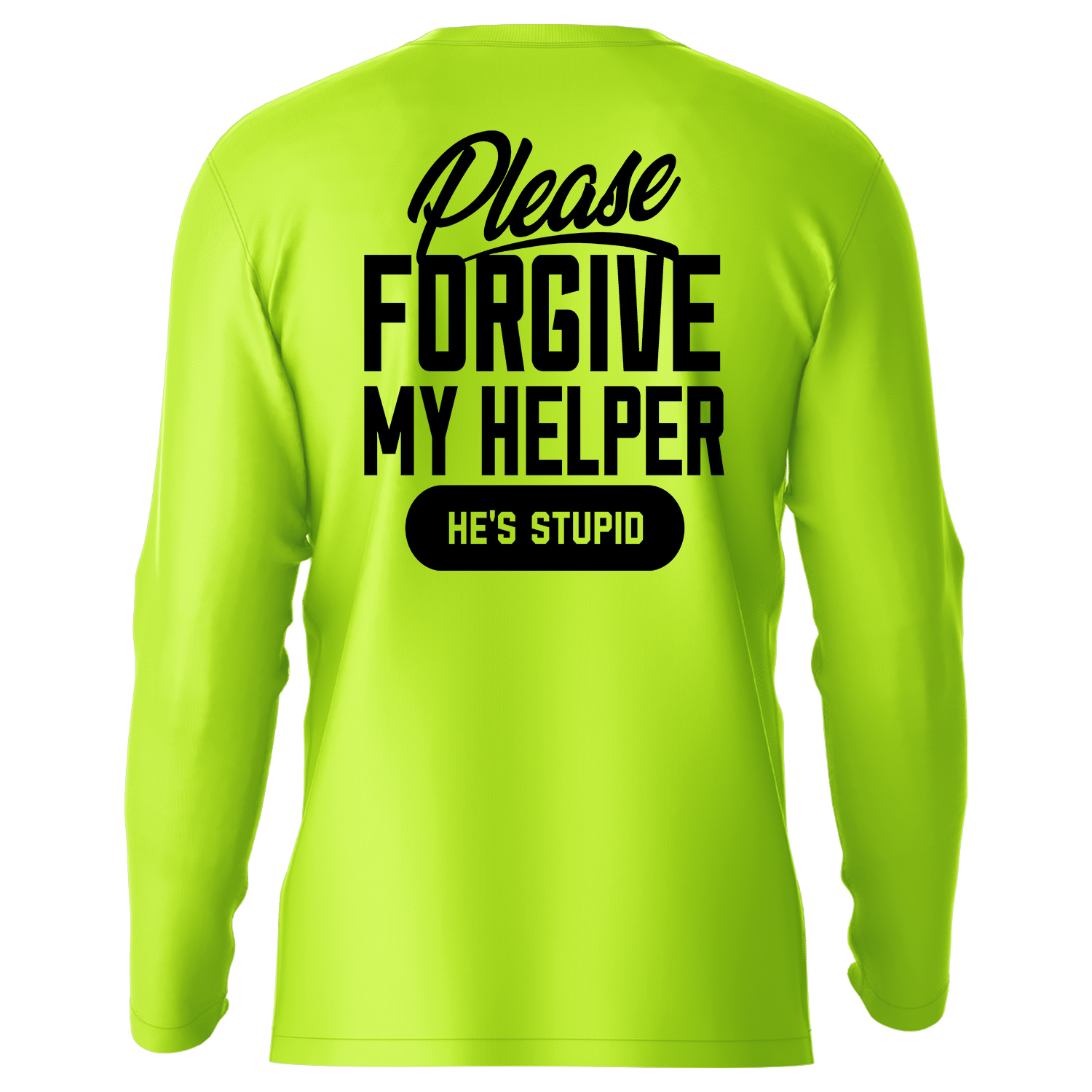 Helper - Hi-Visibility UPF 50 Long Sleeve Sun Shirt