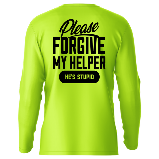 Helper - Hi-Visibility UPF 50 Long Sleeve Sun Shirt