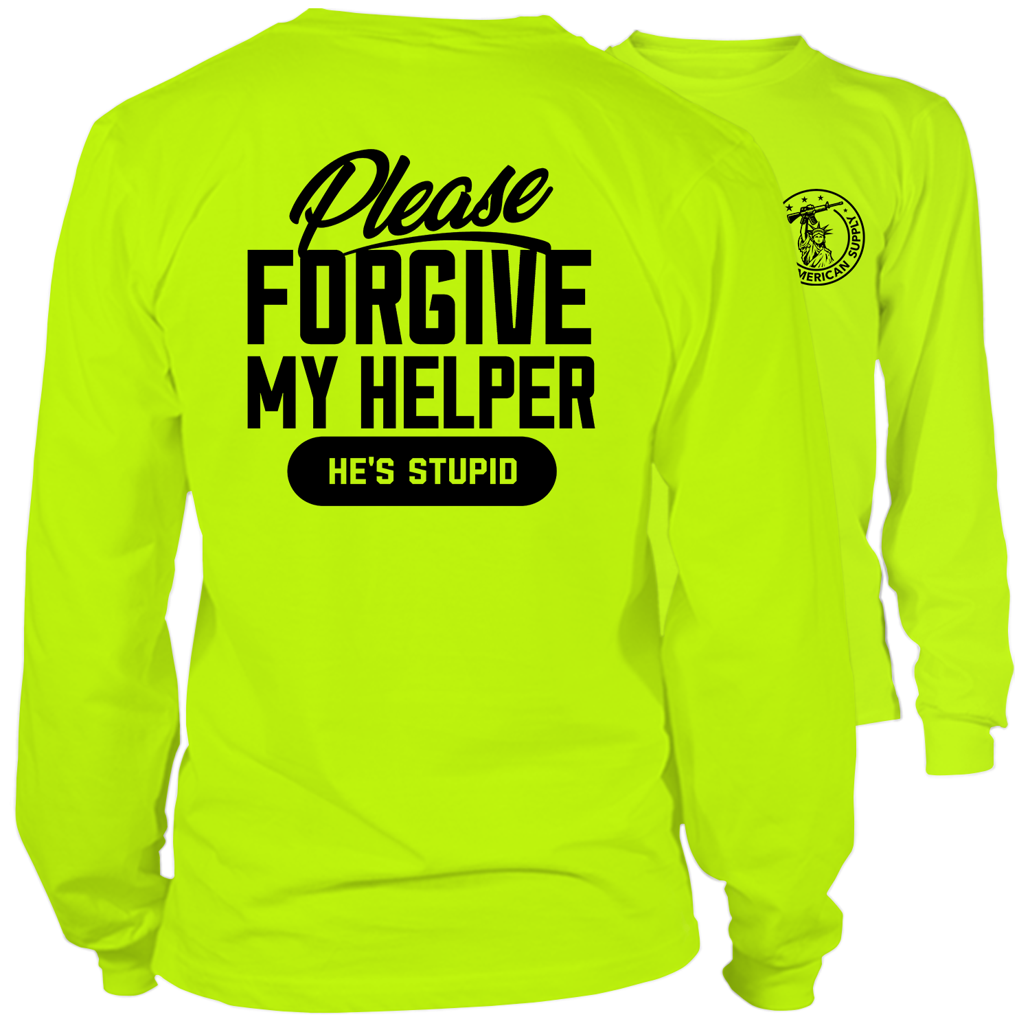 My Helper - Long Sleeve Hi-Vis T-Shirt