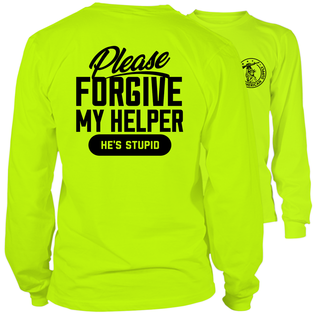 My Helper - Long Sleeve Hi-Vis T-Shirt