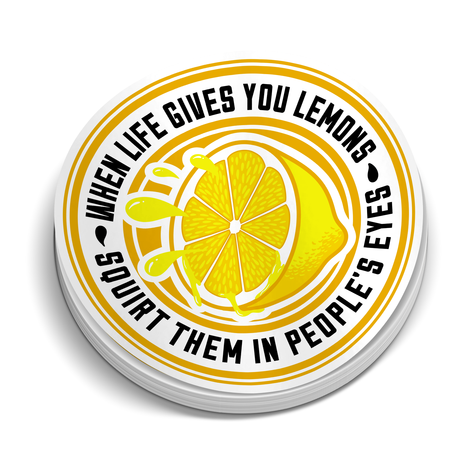 Lemons - Hard Hat Decal