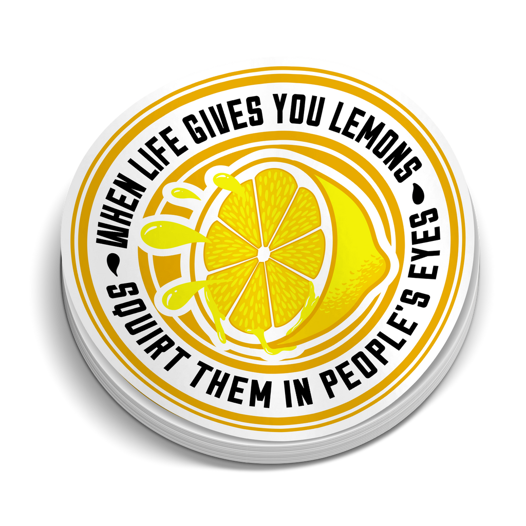 Lemons - Hard Hat Decal