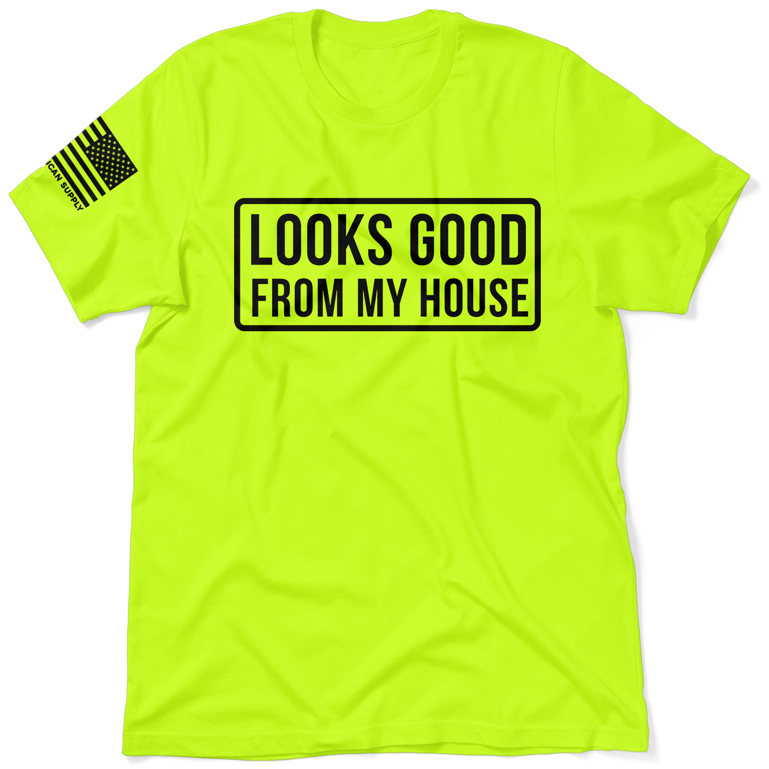 Looks Good - Safety Yellow T-Shirt