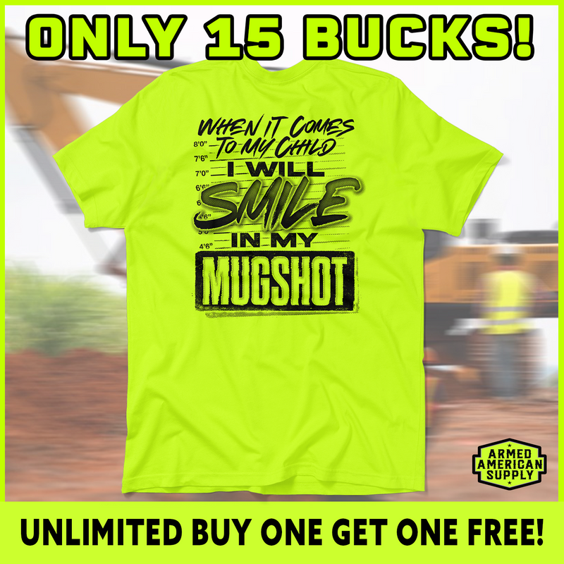 Mugshot - Safety Yellow T-Shirt