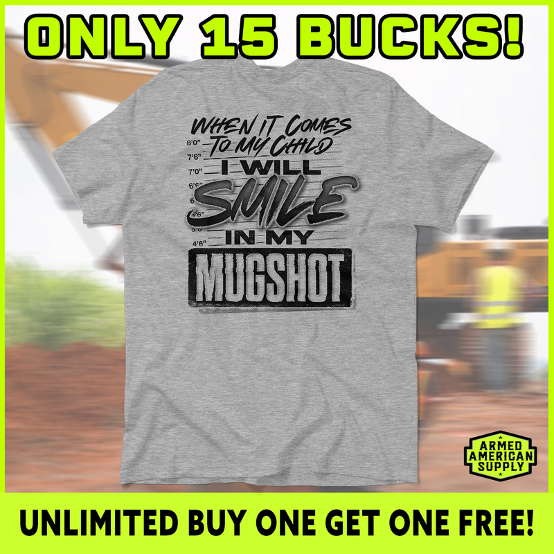 Mugshot - Heather Grey T-Shirt