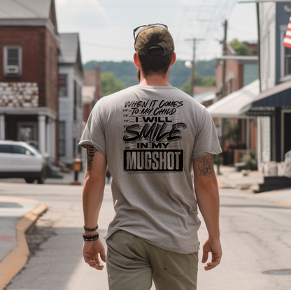 Mugshot - Heather Grey T-Shirt