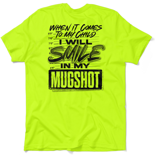 Mugshot - Safety Yellow Pocket T-Shirt