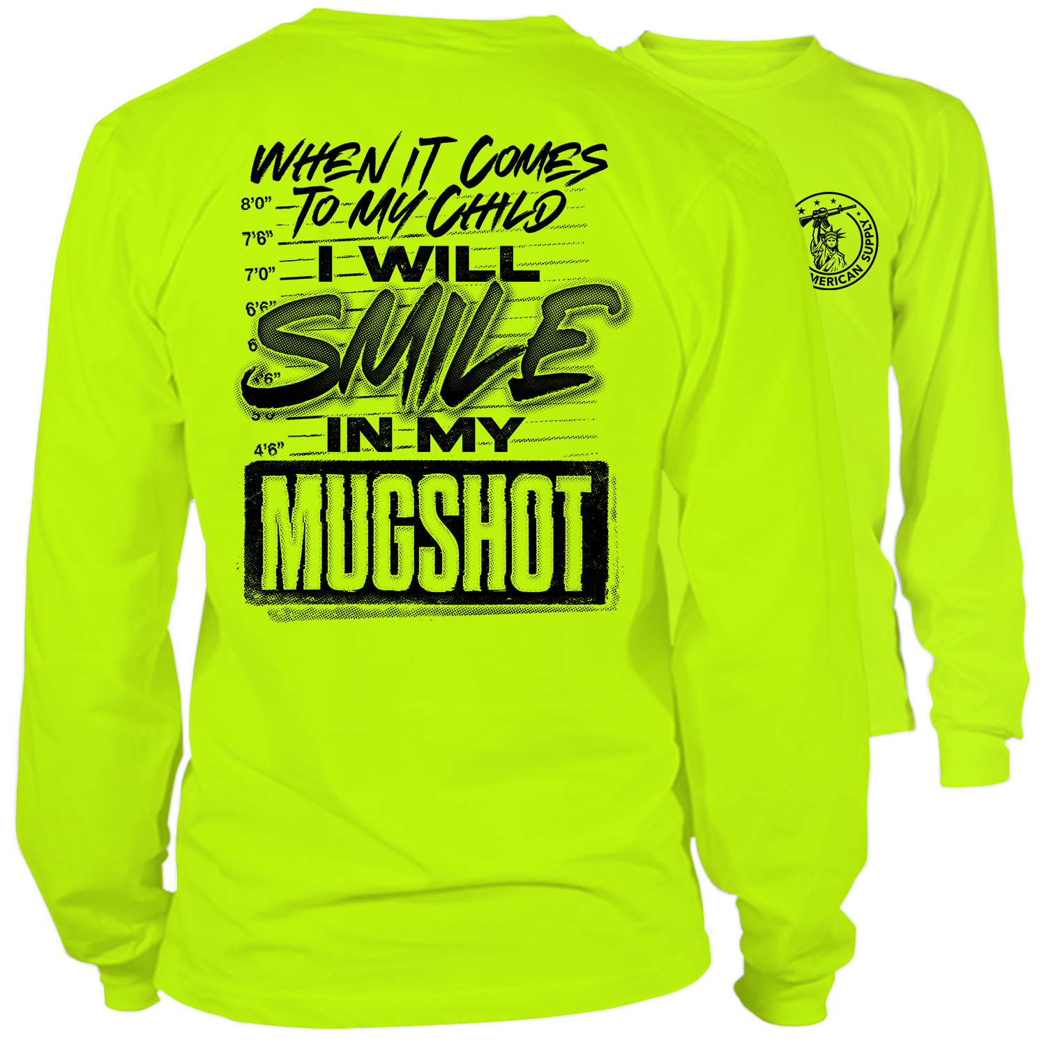 Mugshot - Long Sleeve Hi-Vis T-Shirt