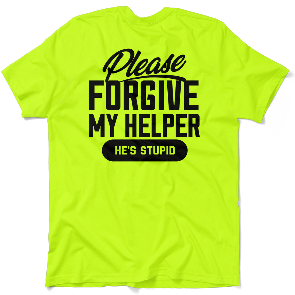My Helper - Safety Yellow T-Shirt
