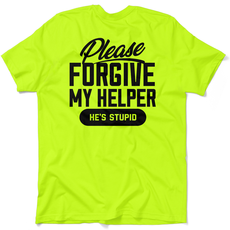 My Helper - Safety Yellow T-Shirt