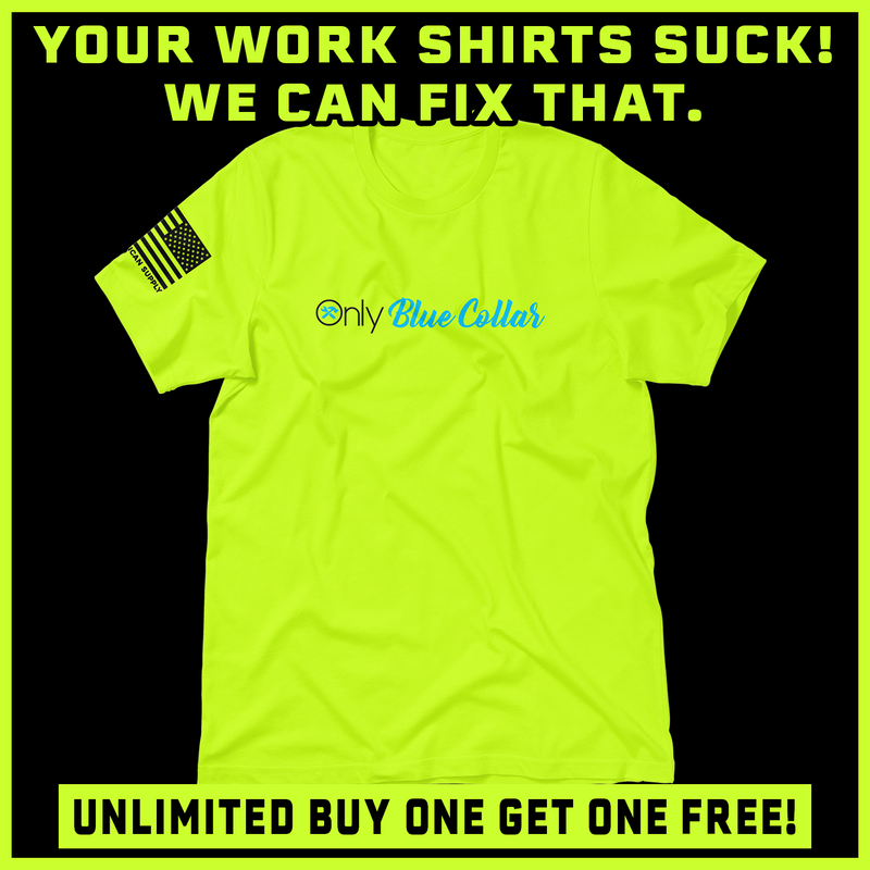 Only Blue Collar - Safety Yellow T-Shirt