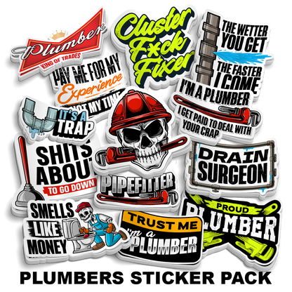 Plumbers Sticker Pack