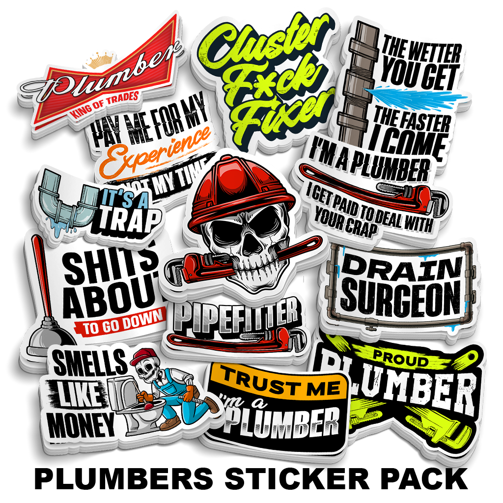 Plumbers Sticker Pack